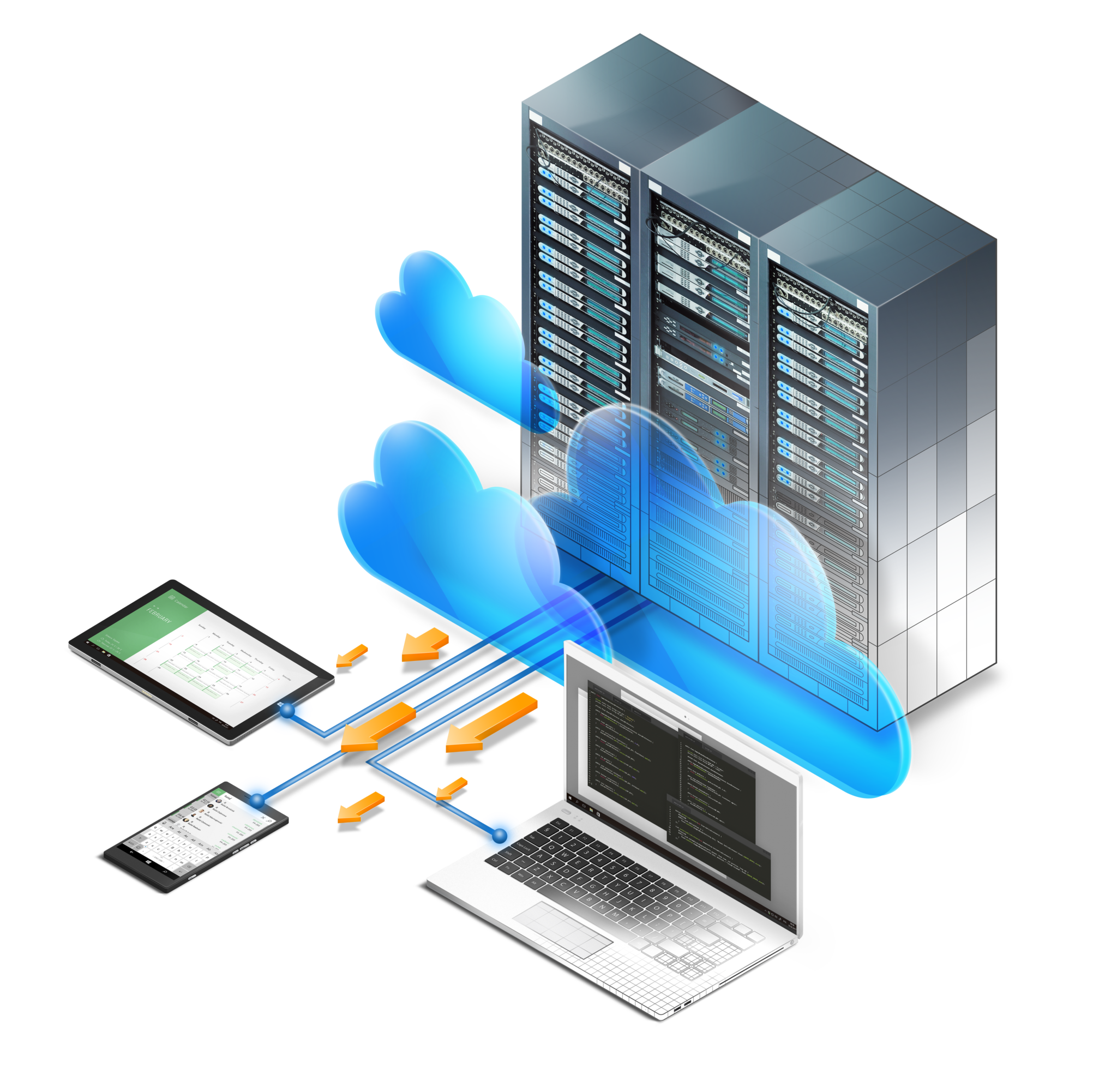 Cloud hosting